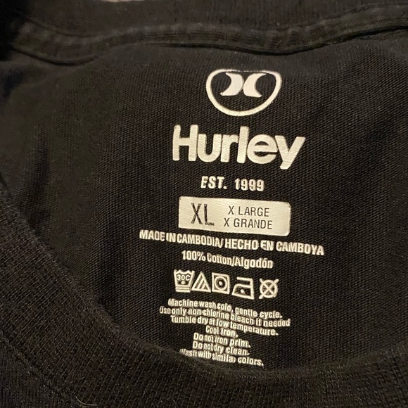 50%off w♥️ 
Hurley Men Long Sleeve Tee Lightweight Graphic Print T-Shirt XL #2🐊 - Picture 3 of 3